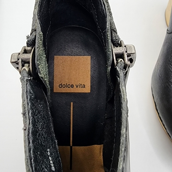 Dolce vita Arlynn wood platform clog boots. - Picture 10 of 13